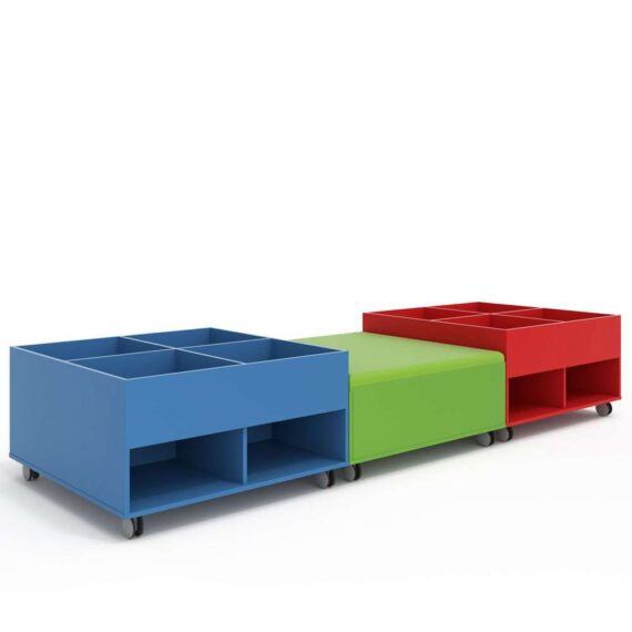 Book Box and Ottoman