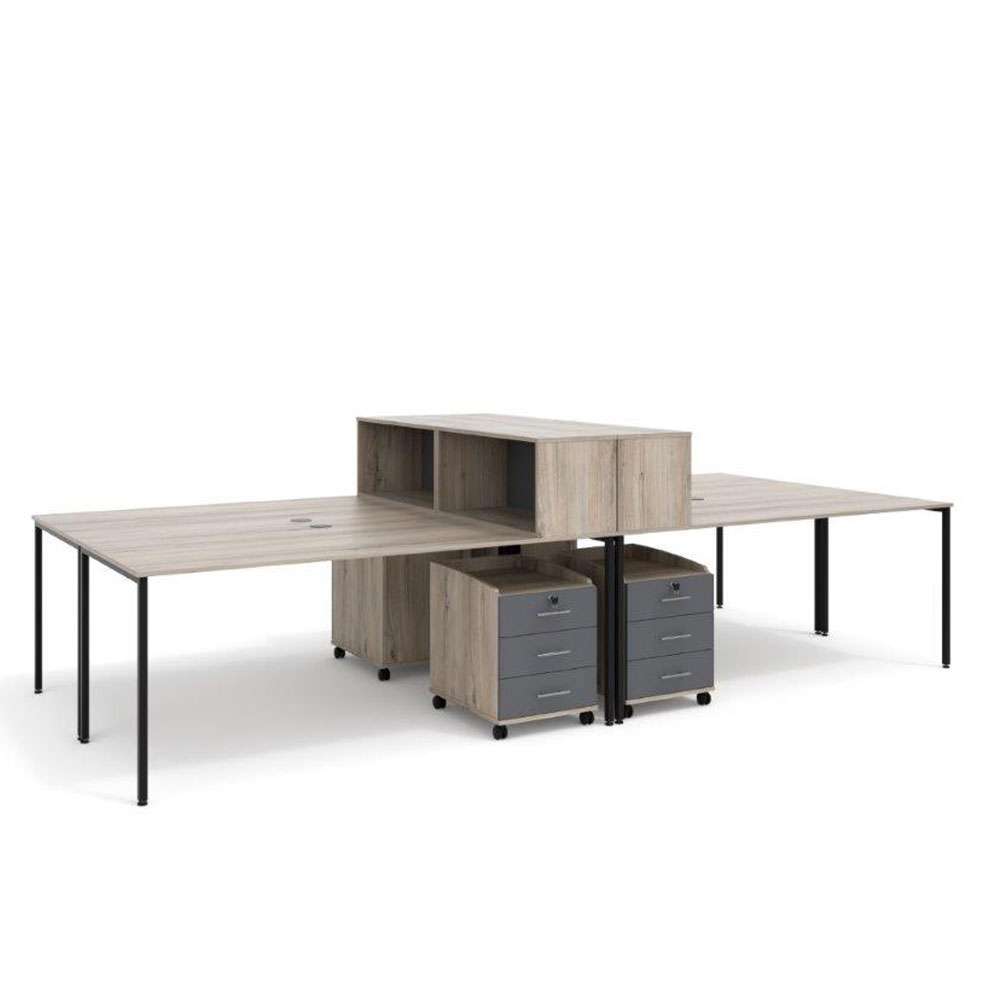 Euro 25mm 4 Way Cluster With Top Unit Bookcase